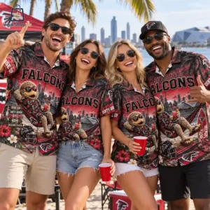 Atlanta Falcons Tropical Island Hawaiian Shirt
