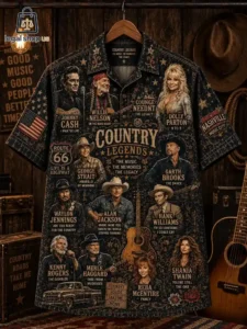 Country Vintage Music Hawaiian Shirt