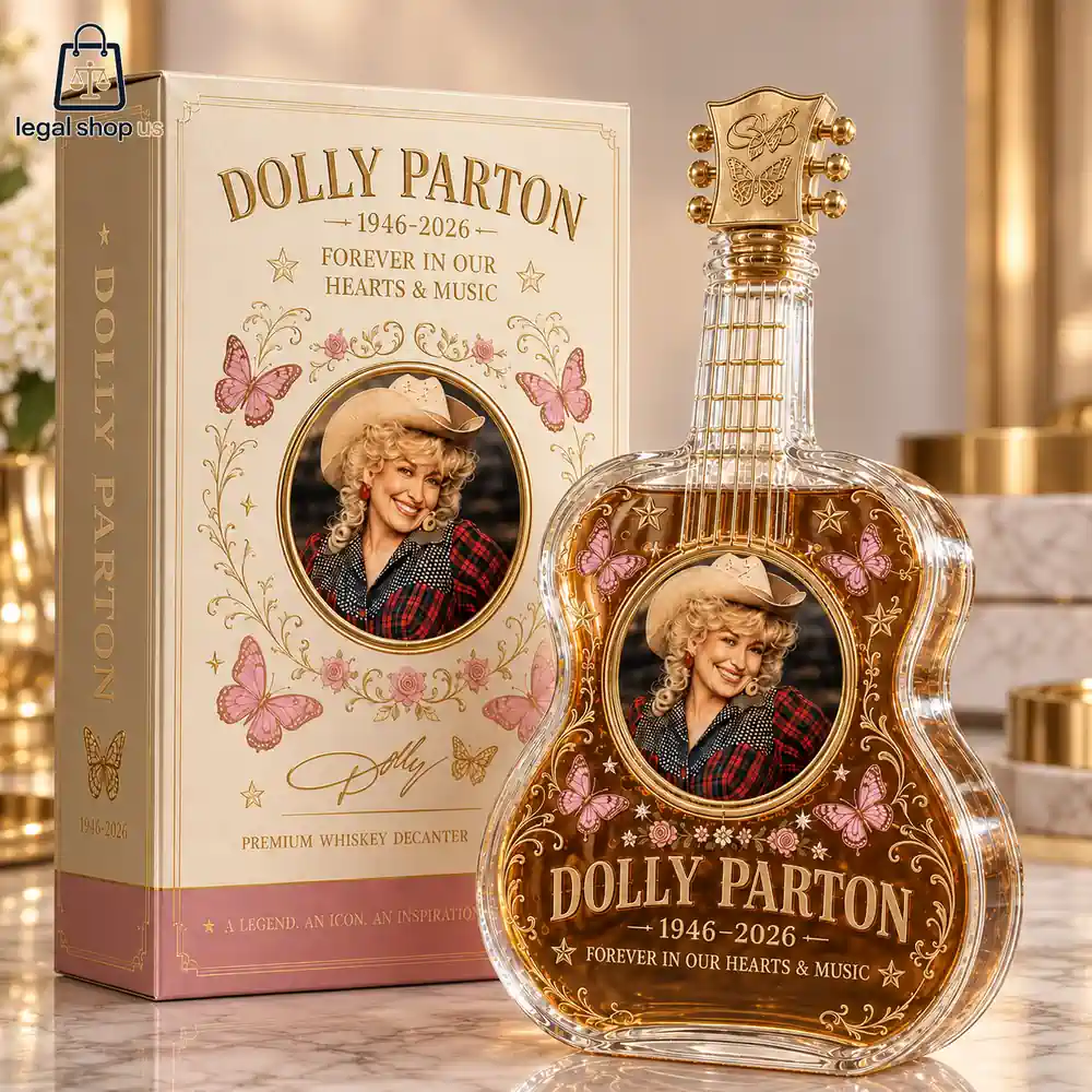 Dolly Parton 1946-2026 Tribute Guitar Botte-Legalshopus