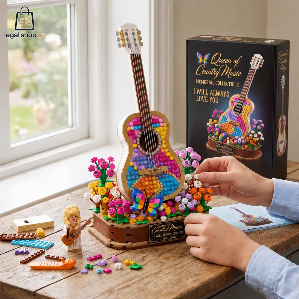 Dolly Parton Queen of Country Music 1946-2026 Tribute Guitar