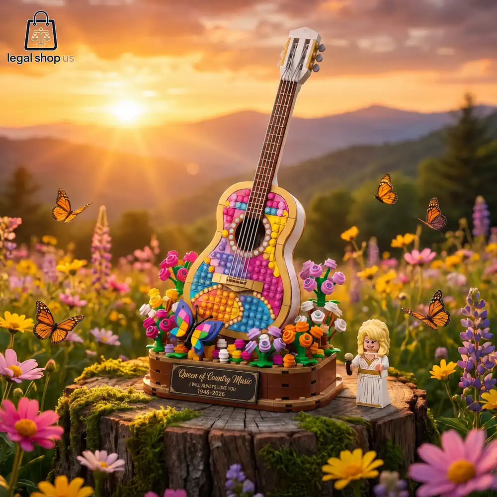 Dolly Parton Queen of Country Music 1946-2026 Tribute Guitar