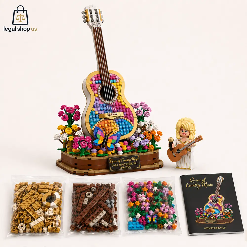 Dolly Parton Queen of Country Music 1946-2026 Tribute Guitar