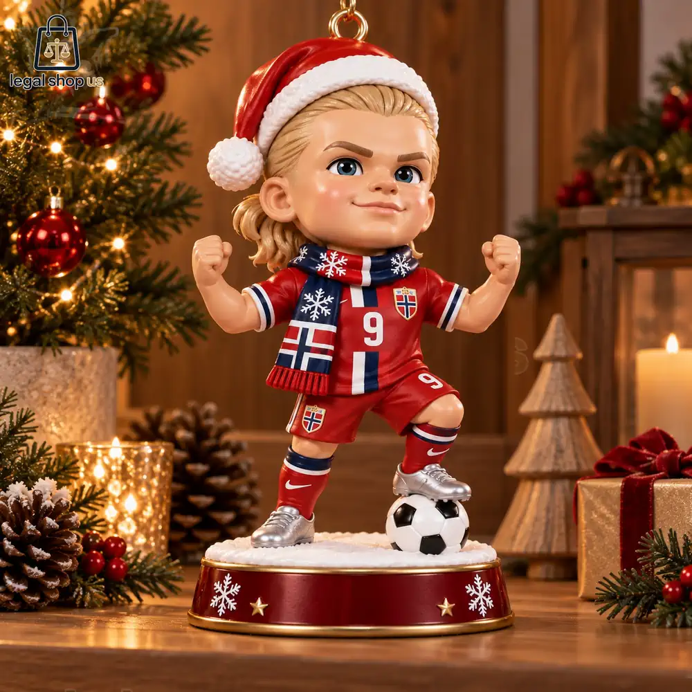 Erling Haaland Christmas 2026 Ornament Erling Haaland Christmas 2026 Ornament