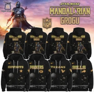 All NFL Teams x Star Wars The Mandalorian And Grogu Hoodie 2026