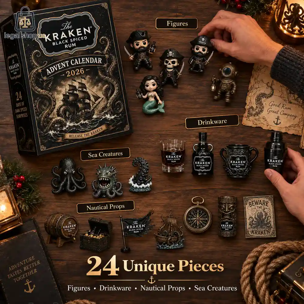 The Kraken Black Spiced Rum Advent Calendar 2026-Legalshopus