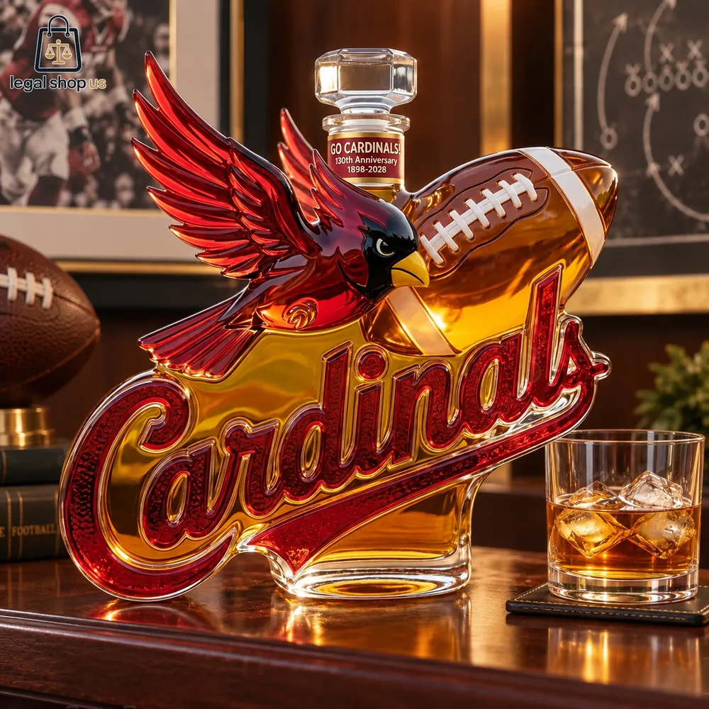 Go Cardinals! 130th Anniversary Whiskey Bottle-Legalshopus