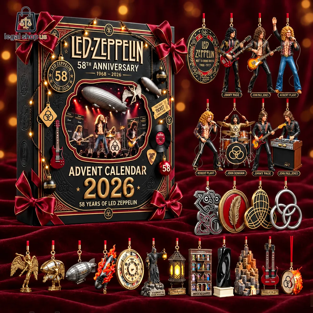 Led Zeppelin 58th Anniversary Advent Calendar 2026-Legalshopus