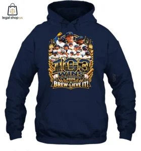 Milwaukee Brewers 103 Wins First Time In Franchise History 2026 Hoodie