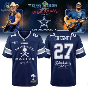 Custom Dallas Cowboys jersey for the Kenny Chesney Vibe Room Tour 2021