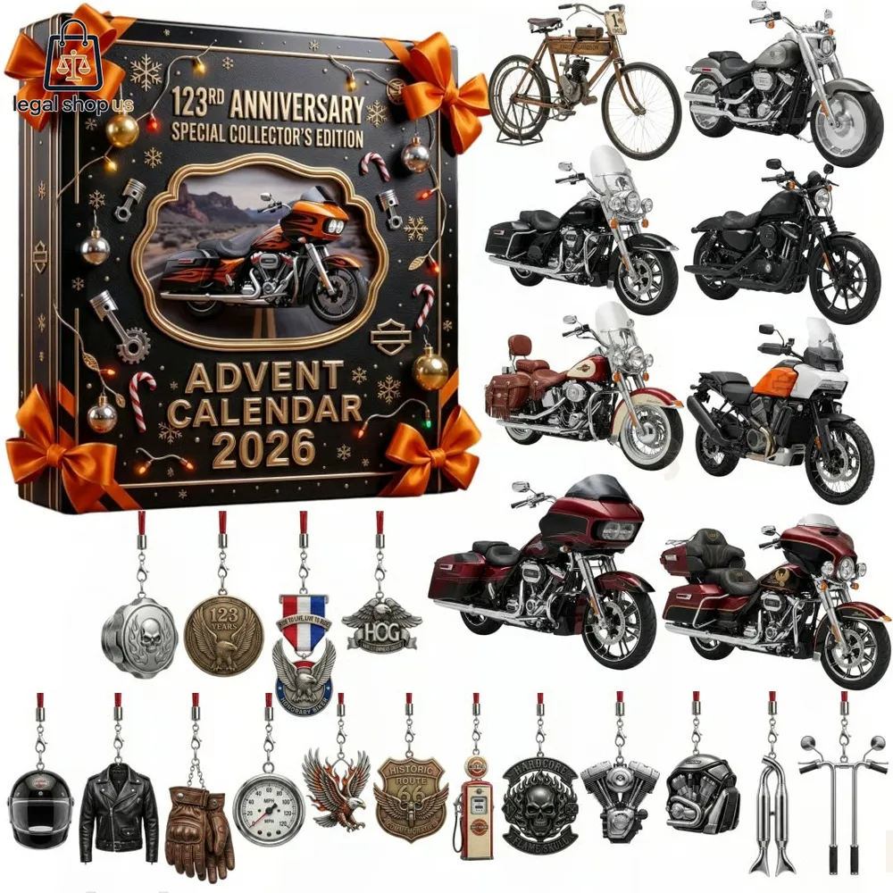 Harley-Davidson 123rd Anniversary Advent Calendar 2026-Legalshopus