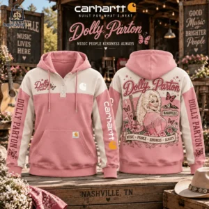 Dolly Parton Carhartt Color Block Pullover Hoodie
