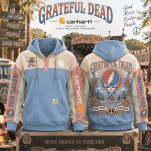 Grateful Dead Carhartt Color Block Pullover Hoodie