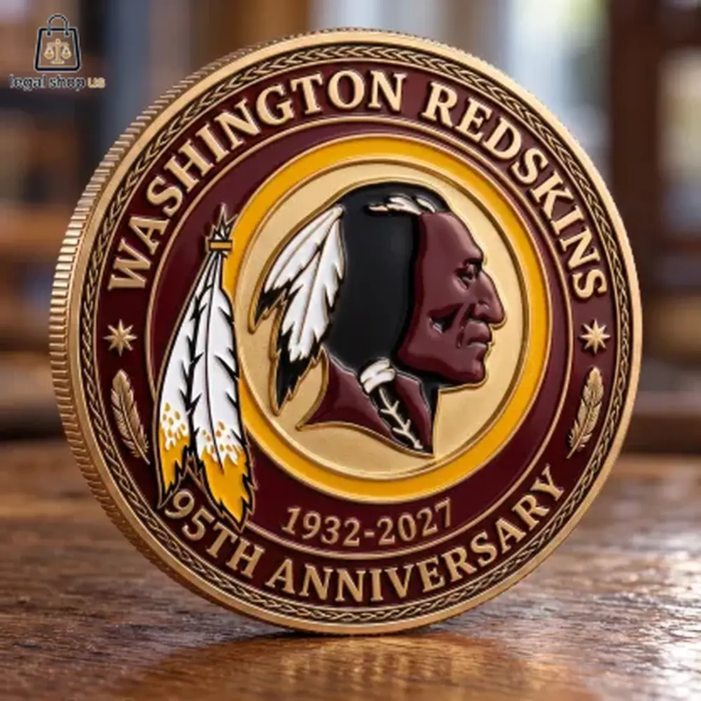 Washington Redskins 95th Anniversary Commemorative Coin (1932-2027) Washington Redskins 95th Anniversary Commemorative Coin (1932-2027)